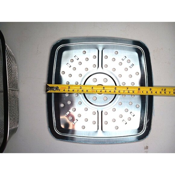 Copper Chef Deep Fry Fryer Wire Mesh Basket With Steamer Rack and Recipe Book - Picture 8 of 10